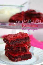 Red Velvet Cake Brownies For Valentine S Day Recipe Cake Mix Brownies Red Velvet Brownies Recipe Cake Mix Recipes