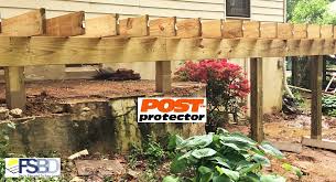 You can also use a direct burial loop • 4' x 14' | 6' x 12' • 50' lead length • 14awg thhn wire • ideal for direct burial on earth & gravel roads or under concrete & asphalt see more details. Post Protector For 6 6 Post On Deck Project