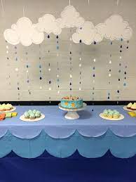 Noah Ark Baby Decorations Noah S Ark Themed Baby Shower Cake Table Decor Been There Done Decoracao Cha De Bebe Festa De Bebe Festa De Nuvem