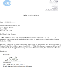 Authority letter to collect atm card. Ma101 013 Wireless Music System Cover Letter Authority Letter Audio Partnership Plc