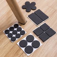 81624pcslot Chair Leg Pads Floor Protectors For Furniture Legs Table Leg Covers Round Bottom Anti Slip Floor Pads Rubber F In 2020 Furniture Legs Chair Legs Table Legs