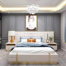 Our bedroom centerpieces are true works of art created by leading european and international designers and handmade by italian master craftsmen. Modern Luxury Italy Design King Size Leather Bed My Aashis