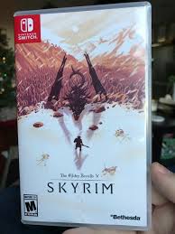 Anywhere I Can Get A Wallpaper Of The Nintendo Switch Skyrim Cover Games Skyrim Elderscrolls Be3 Gaming Videogames Skyrim Nintendo How To Play Minecraft