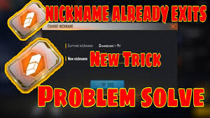 Freefire name change tamil and nickfinder name designing. How To Rename Existed Name In Free Fire Nickname Already Exists Problem Solve Name Change In Ff Youtube