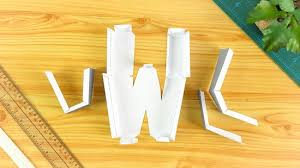 Supplies with shop links on amazon and. 3 Ways To Make 3d Letters Wikihow