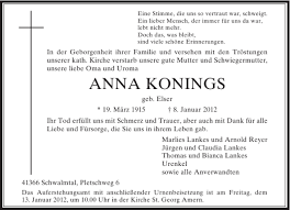 Jurgen conings is said to be armed with several guns, four missile launchers and other explosives. Alle Traueranzeigen Fur Anna Konings Trauer Rp Online De