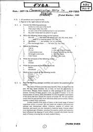 Communication Skill In English 2018 2019 Ba History Idol Correspondence 1st Year Fyba 100 Marks Question Paper With Pdf Download Shaalaa Com