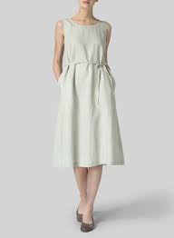 Linen A Line Dress Com Imagens Looks Vestidos Look Plus Size