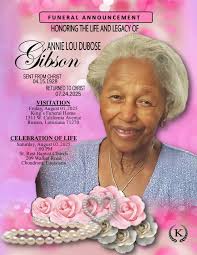 A Life Well Lived of Mrs. Annie Lou Gipson