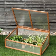 Une serre de jardin peut être utilisée à de nombreuses fins. Costway Mini Serre De Jardin En Bois 100x65x40cm Plateau Superieur Amovible Vitrage Transparent En Polycarbonate Pour Jardin Balcon Gt3477