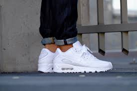 Nike Air Max 90 Leather White White 302519 113 Air Max Nike Air Max Nike