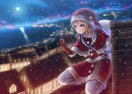 Free anime couple wallpapers and anime couple backgrounds for your computer desktop. Anime Christmas Wallpapers Top Free Anime Christmas Backgrounds Wallpaperaccess