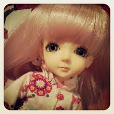 ❀Journey with The Crafty Ladybug❀: Crafts and Dolls: Following Tutorials to  make Brushed Yarn Wig for Erin (Lati doll Coco Green)