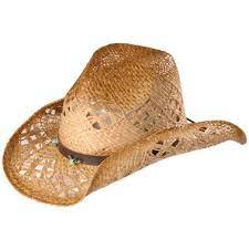 Scala Crochet Straw Cowboy Hat Found On Polyvore Cowboy Hats Straw Cowboy Hat Western Cowboy Hats