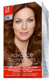 Avon Advance Techniques Sac Boyasi 7 4 Bakir Kizil Avon Sac Boyasi Sac