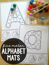 Fine Motor Alphabet Mats Uppercase Lowercase This Reading Mama Alphabet Activities Preschool Alphabet Activities Fine Motor Activities For Kids