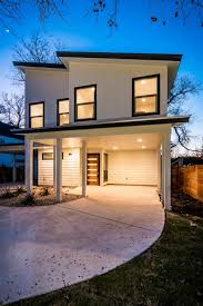 Recessed Lighting Highlights Modern Home S Exterior Hgtv
