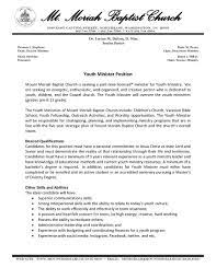 Public service & government · sample cover letter . Youth Minister Cover Letter Samples October 2021