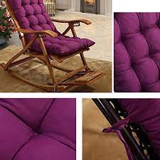 Free delivery & warranty available. Zdjysf Rocking Chair Cushions Papasan Bench Cushion Rectangle Bay Window Pad Tufted Omega Patio Furniture Lounge Folding Chair Cushions Purple 48x125cm 19x49inch Amazon Ae