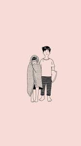 Wallpapers Mcp Cute Couple Art Cute Couple Drawings Cute Couple Wallpaper