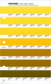 Yellow Pantone Yellow Pantone Pantone Color Chart Yellow