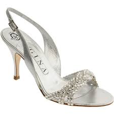 Naomi Silver Swarovski Crystal 85mm Heeled Sandal Gina Shoes 3 805 Dkk Found On Polyvore Shoes Fashion Shoes Fabulous Shoes