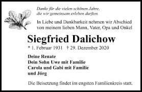 18 years experience in family law, general practice. Traueranzeigen Von Siegfried Dalichow Trauer Anzeigen De