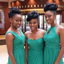 Loading Beautiful Bridal Hair Natural Hair Styles Nigerian Bridesmaid Dresses