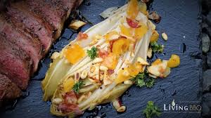 Warmer Chicoree Salat Mit Orangen Gin Marinade Livingbbq De
