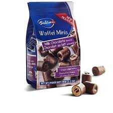 Bahlsen Waffel Milk Choc Minis Want To Know More Click On The Image Chocolate Milk Chocolate Dipped Cookies Mini Cookies