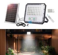 Gardenreet Solar Flood Lights Outdoor Waterproof IP65, Motion Sensor LED  Solar Floodlight with Remote, Dusk to Dawn ABS Black Flood Lamp for Yard ...