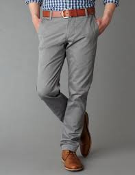 Dockers Alpha Khaki Khaki Fashion Slim Fit Pants Men Grey Pants Men