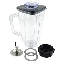 5 cup square top 6 piece plastic jar