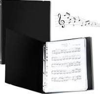 Sheet Music Folder, 80 Pages Sheet Music Binder Organizer for Sheet Music  Storage, Writable & Detachable Choir Folder for Musicians,Size 8.5 x 11 ...