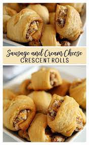 Sausage Cream Cheese Crescent Rolls Eighteen25 Cream Cheese Crescent Rolls Breakfast Bites Sausage Cream Cheese Crescent Rolls