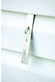 You will no longer a quick, easy solution to hang address plaques/tiles or decorative items on vinyl siding without drilling or hammering. Stainless Steel Vinyl Siding Hooks Assorted Styles At Menards