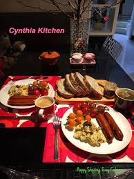 早晨 恭喜發財 all day breakfast happy shopping table settings