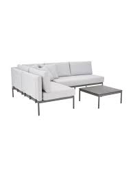 Lounge sofa garten von garten lounge set gebraucht bild. Garten Lounge Set Linden 2 Tlg In Hellgrau Westwingnow