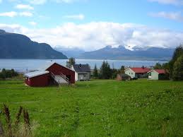 Village in northern norway, norway. Locality Kafjord Troms Norway