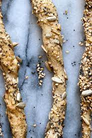 Nyt Cooking This Breadstick Has A Particularly Satisfying Crunch I Used A Combination Of Sesame Poppy And Sunflower Recipes Breadsticks Bread Sticks Recipe