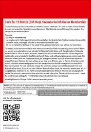 However, not only does nintendo switch online enable switch owners to play many games online, membership offers a growing selection of free classic games to download, including super mario. Nintendo Switch Online Membership 12 Months Switch Download Code Amazon Co Uk Pc Video Games