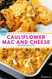 Keto Cauliflower Mac And Cheese Dr Davinah S Eats Cauliflower Mac And Cheese Pork Rind Recipes Keto Cauliflower