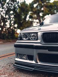 Artic Silver Bmw E36 M3 With Aftermarket Mods And Wheels Bmw Bmw E36 Dream Cars Bmw