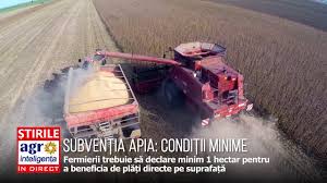 Subvenția la hectar pentru campania 2017 se apropie de start! Subventia Apia 2017 Pe Hectar
