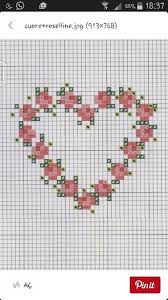 Sareetamin Crosstitch Etamin Kasnakisi Carpiisi Etaminpano Sablon Kalp Rose Gul Capraz Dikis Kartlari Kanavice Tasarimlari Nakis Dugumleri