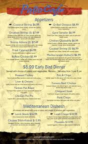Patio Cafe Menu In Naples Florida Usa