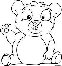 Download this running horse printable to entertain your child. Funny Baby Bear Coloring Pages Printable