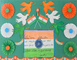 Chart Paper Border Design For Independence Day