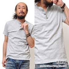 楽天市場 ポイント5倍 ヘンリーネック 半袖 メンズ tシャツ アメカジ 全4色 s xl コンチョボタン 綿100 厚手 ブランド 無地 トップス カットソー インナー ティーシャツ テーシャツ 春夏 オシャレ かっこいい 人気 おすすめ 20代 30代 40代 50代 着丈 短い 大人