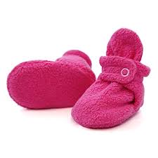 Details About Zutano Unisex Baby Newborn Cozie Fleece Bootie 18m See Size Chart Fuchsia